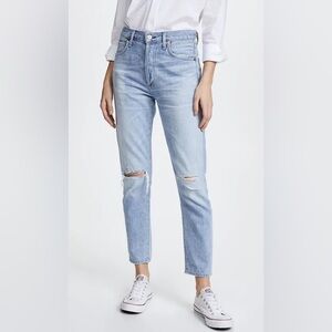 Aritzia Liya high rise classic fit crop Jean